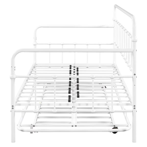 Metal Frame Daybed with trundle