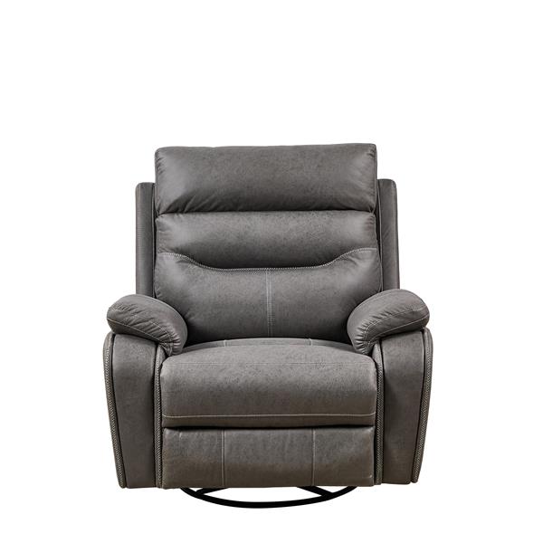 DualRocking and 240 Degree Swivel Single Sofa Seat recliner Chair  Infinite Position ,Head rest with power function