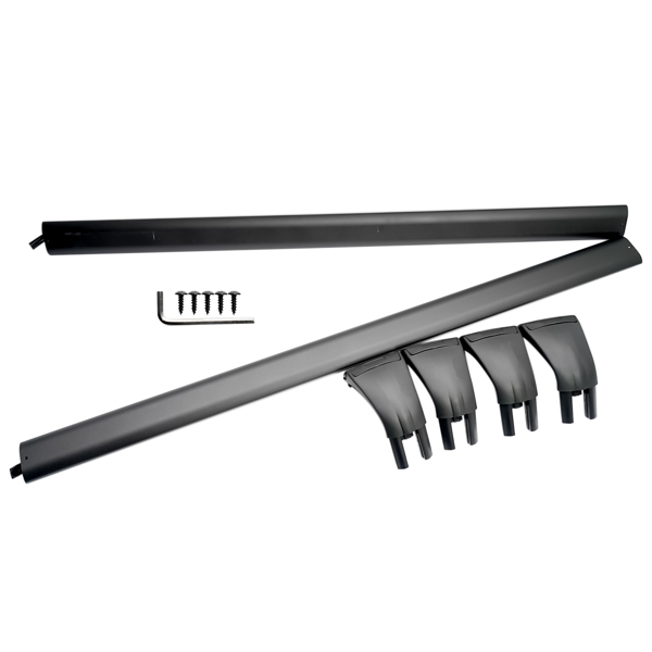 Black Luggage Roof Rack for Jeep Wrangler JK JL Gladiator JT l4 V6 GAS 2&4 Door 2L 3.6L 3.8L 6.4L 2007-2024