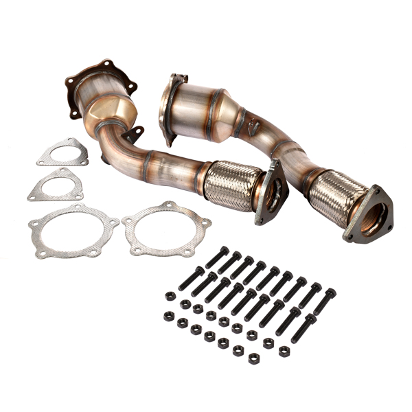 Front Left & Right Catalytic Converters for Porsche Cayenne 9P 4.8L V8 2007-2010