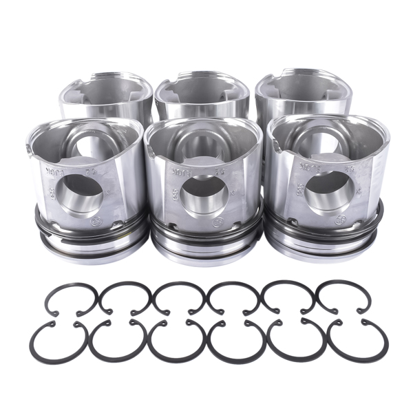 Pistons & Rings Kit For Dodge Ram 2500 3500 5.9L Cummins 24V 2004-2006 3966678 3970192 4089669