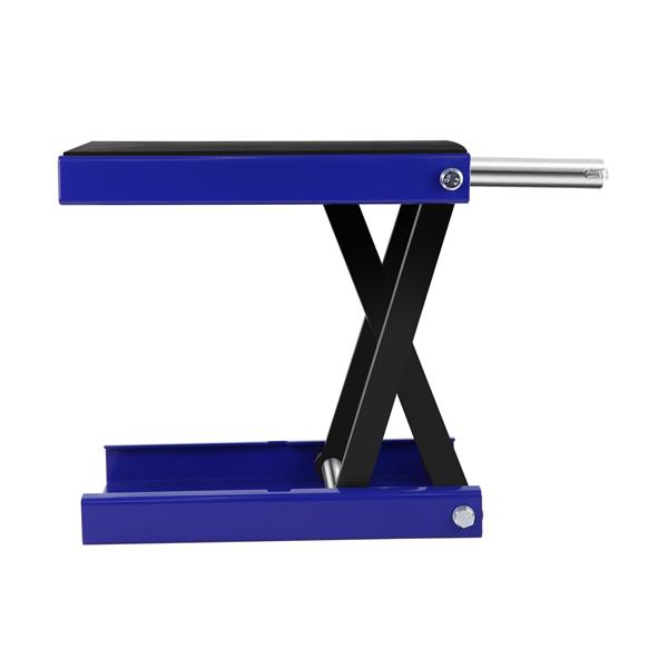 Motorcycle Lift, 1100 LBS Motorcycle Scissor Lift Jack with Wide Deck & Safety Pin, 3.7"-14" Center Hoist Crank Stand, Steel Scissor Jack for Street Bikes, Cruiser Bikes, Touring Motorcycles