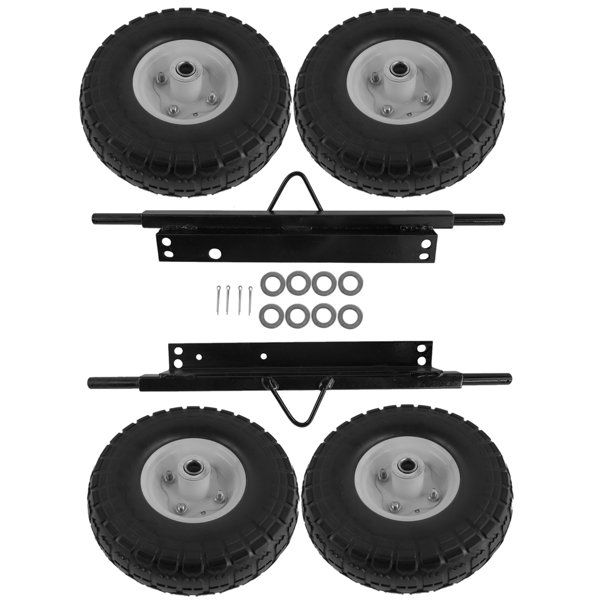 Wheel Kit for Honda Generator EU3000is Solid Never Flat Tires All Terrain 06423-ZS9-020AH