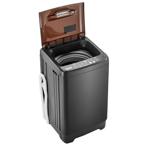 Compact home automatic washer, Maximum 2.3Cu.ft. of laundry, 8 water levels/10 programs for apartments, college dorms, RVs, camping and other places where space is limited