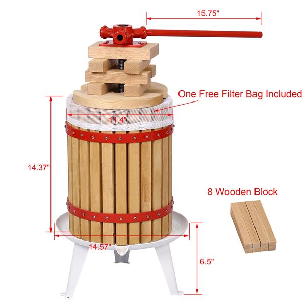 Fruit  Wine Press-3.17 Gallon/12L