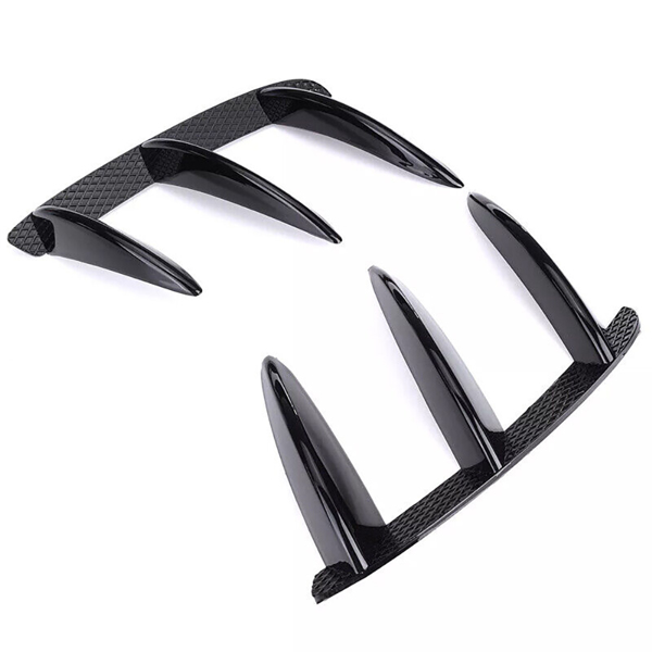 2x Rear Bumper Splitter Canard Trim For Mercedes-Benz A Class W176 A200 A250 AMG