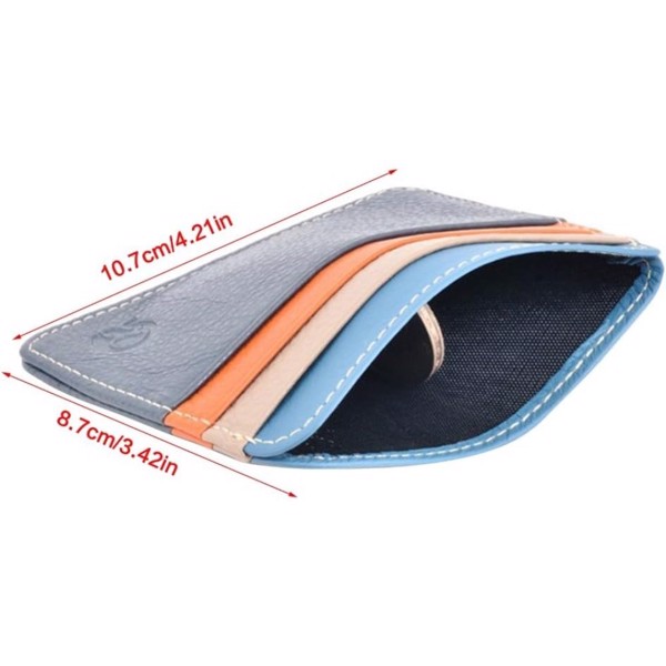 Coin Purse RFID Blocking Slim Wallet Travel Accessory for Men Women