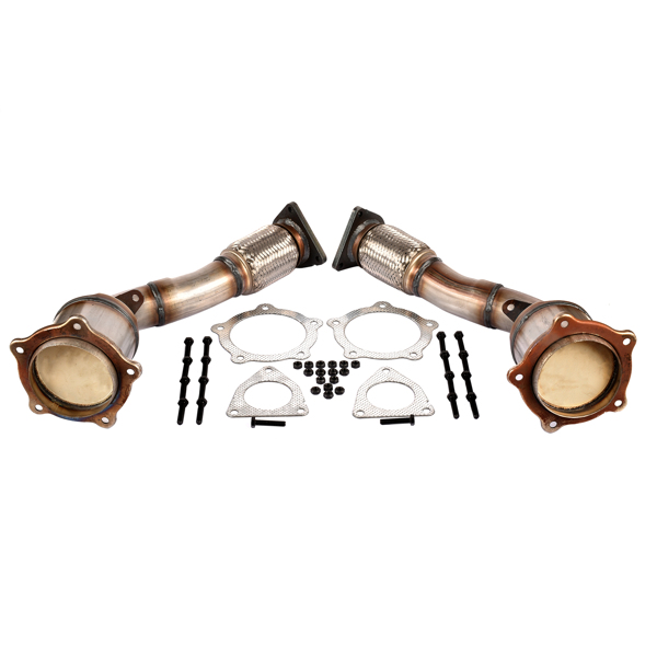 Front Left & Right Catalytic Converters for Porsche Cayenne 9P 4.8L V8 2007-2010