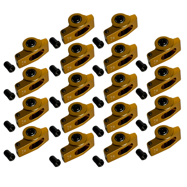 Aluminum Roller Rocker Arms Set 1.5 Ratio 3/8" For SBC Small Block Chevy 327 350