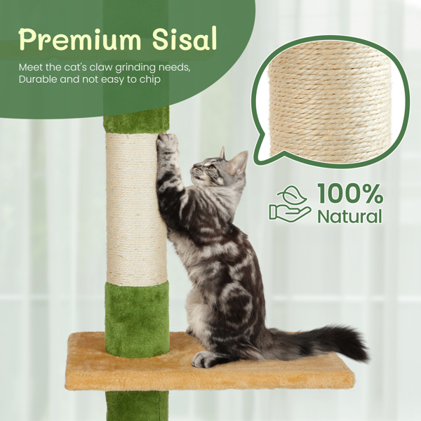 90-106inch Cat Tree Cat Tower for Indoor Cats