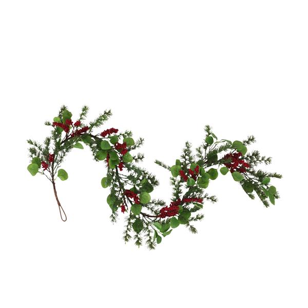 5' LEAVES/BERRY GARLAND