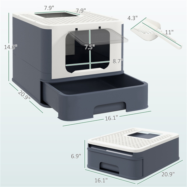 Fully Enclosed Cat Litter Box/Cat Litter Box 