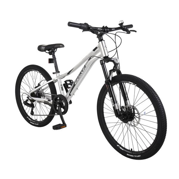 Mountain Bike for Girls and Boys  Mountain 24 inch 7-Speed bike