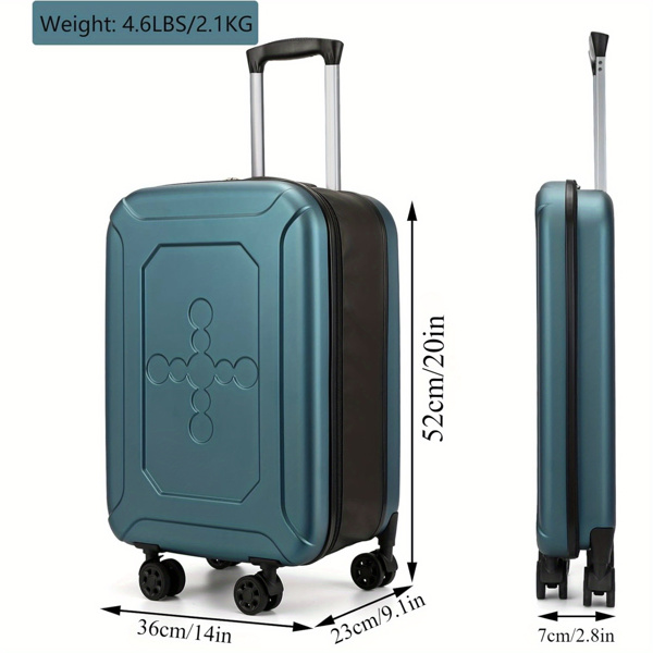 20'' Carry on Luggage, Folding Luggage with Space-Saving, Suitcases with Spinner Wheels Brought on Plane Small Lightweight Password Luggage