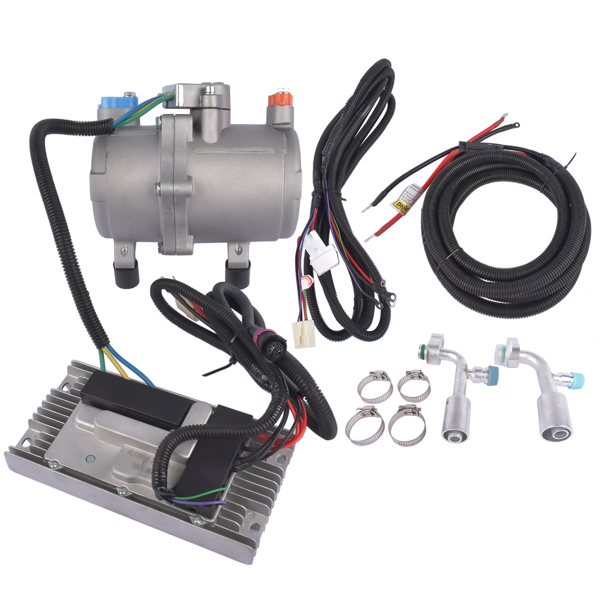 Universal DC 12V Electric Car Air Conditioner Compressor Kit A/C Control Panel