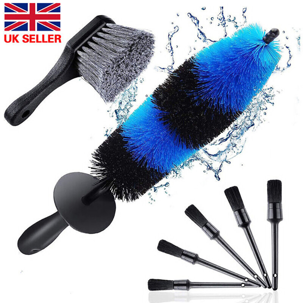 Car Detailing Brush Set for Wheel Cleaning Rotating Wheel Brush Car Cleaner