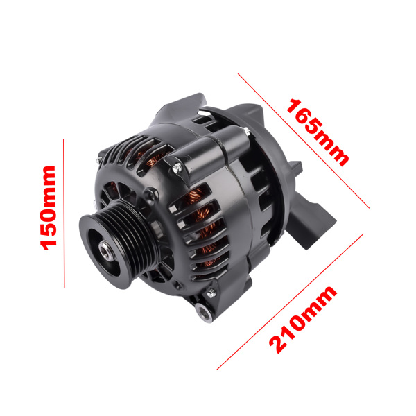 High Output Alternator ES1025BK for Chevrolet Camaro Pontiac Firebird F-Body LS1 5.7L 1998-2002 160Amp 12V