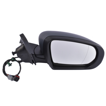 Passenger Right RH Side Black Power Heated Mirror for Jeep Compass MK/MP 17-22 1KPCH1214004 68365136AA 68368576AA 6LL30DX8AA CH1321498 CH1325175