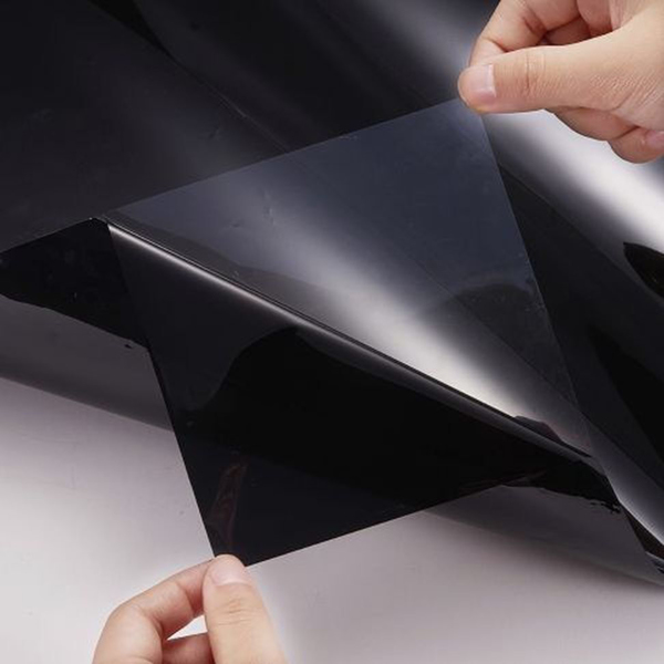 SUPER DARK BLACK CAR WINDOW TINT FILM KIT TINTING LIMO 5% 75CM x 6M UK