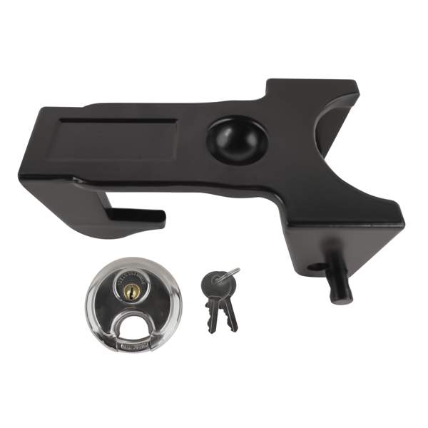 Black Gooseneck Trailer Hitch Locks Model Coupler Trailer Lock TL50 for Heavy Trailers