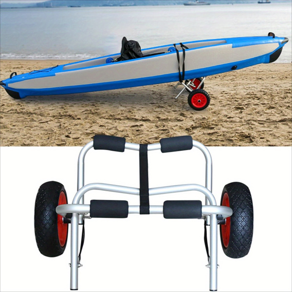 Foldable Kayak Cart, Kayak Kayak Trolley, Lightweight Kayak Accessories Universal Transport Canoe Carrier Tote for Paddle Board