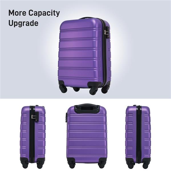 Hardshell Luggage Sets 20inches + Bag Spinner Suitcase with TSA Lock Lightweight