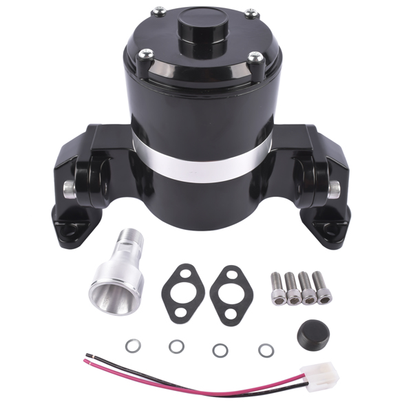 High Volume Flow Black Electric Water Pump Fits SBC Small Block Chevy 283 327 400 V8 8010BK