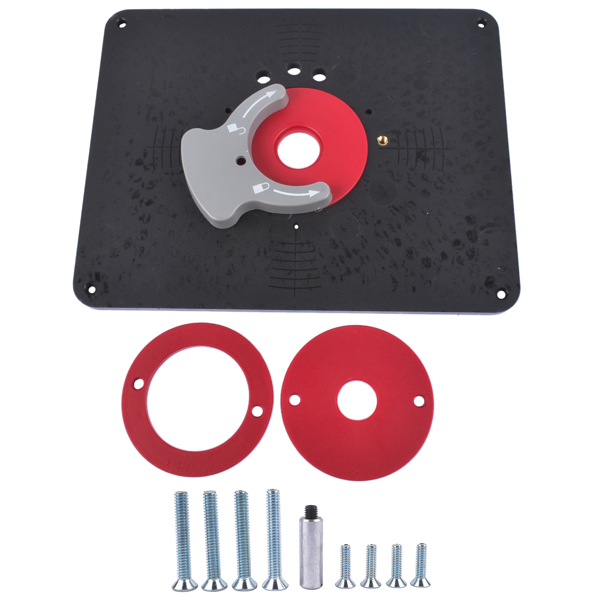 Router Table Insert Plate w/Level-Loc Rings Fit Bosch 1617 Porter-Cable 690 890 PRS4036