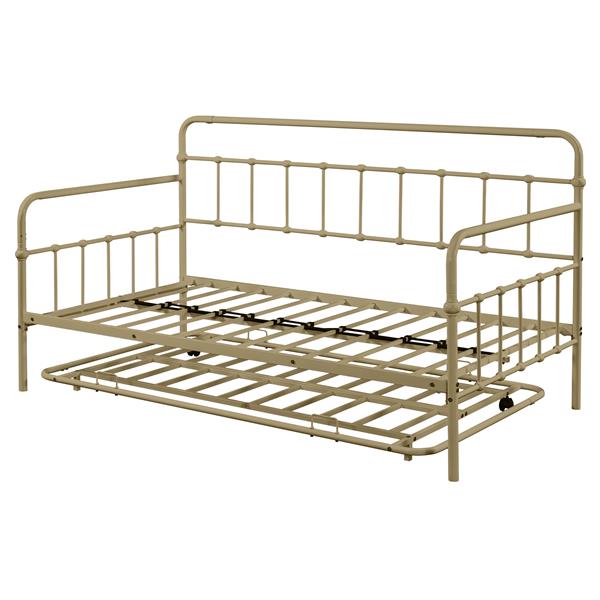 Metal Frame Daybed with trundle