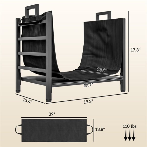 Firewood Rack、Heavy Duty Wood Storage Holder 