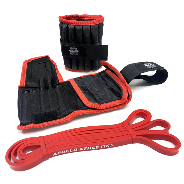 Pair of Adjustable Ankle/Wrist Weights Can Be Adjusted Weight Size - 2 x Weight Wraps Leg and Hand Weights For Walking Running Exercises - Adjustable Weights