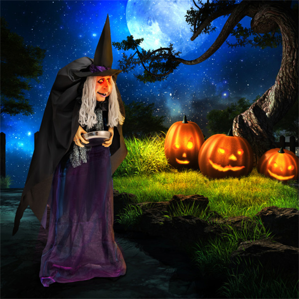 67" Halloween Witch decorations