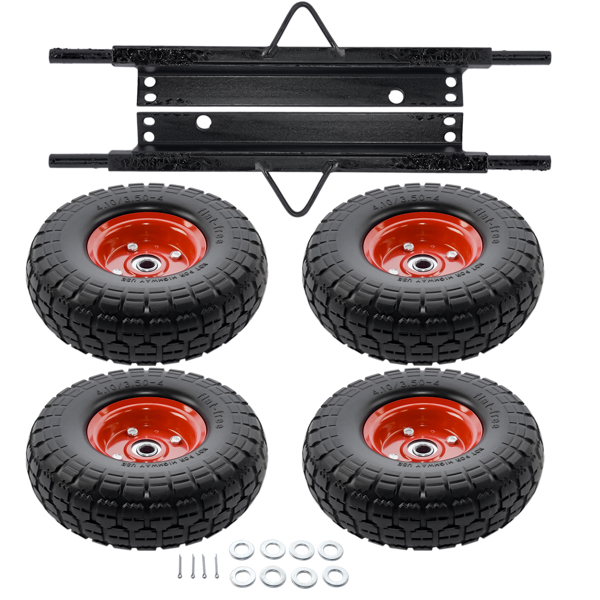 Wheel Kit for Honda Generator EU3000is Solid Never Flat Tires All Terrain