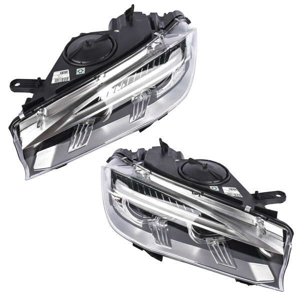 2PCS LH & RH HID/Xenon Projector Headlight Headlamp for 2014-2018 BMW X5 F15 F85