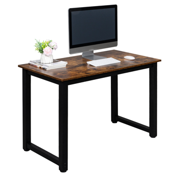 110cm Decent High Strength Wooden Computer Desk Oak