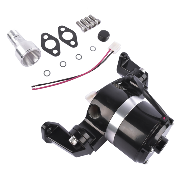 High Volume Flow Black Electric Water Pump Fits SBC Small Block Chevy 283 327 400 V8 8010BK