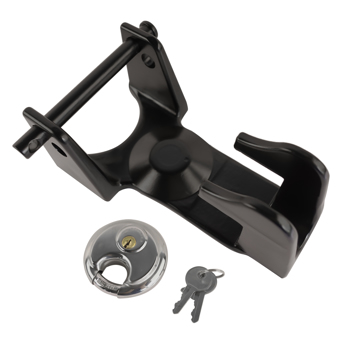 Black Gooseneck Trailer Hitch Locks Model Coupler Trailer Lock TL50 for Heavy Trailers