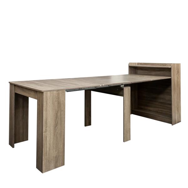 Modern Extendable Dining Table with Storage