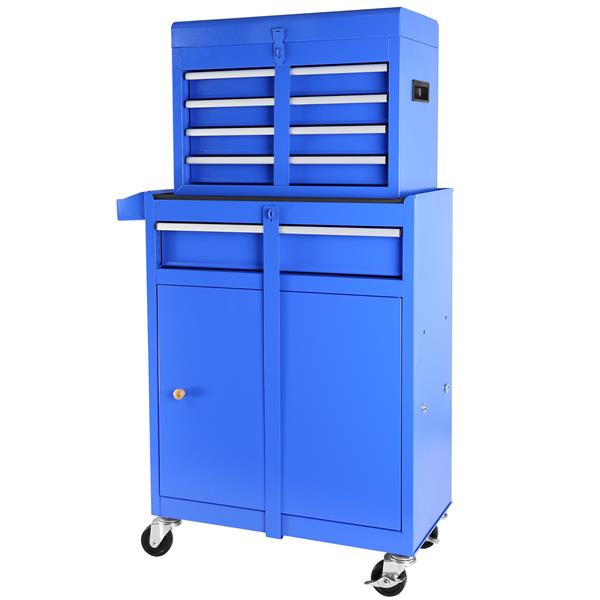 5-Drawer Rolling Tool Chest, High Capacity Tool Storage Cabinet W/Lockable Wheels, Adjustable Shelf & Anti-Slip Liner, Detachable Tool Box Organizer, Rolling Tool Cabinet