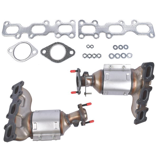 Manifold Catalytic Converters for Ford Explorer V6 3.5L 2013-2019 High Flow Cat 30584+30585