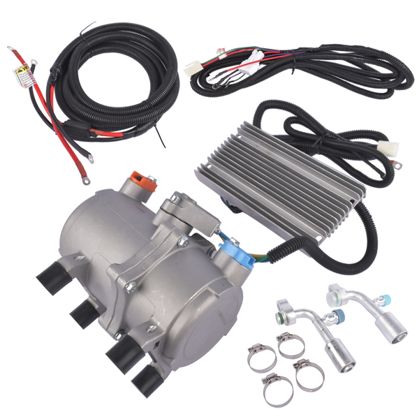 Universal DC 12V Electric Car Air Conditioner Compressor Kit A/C Control Panel