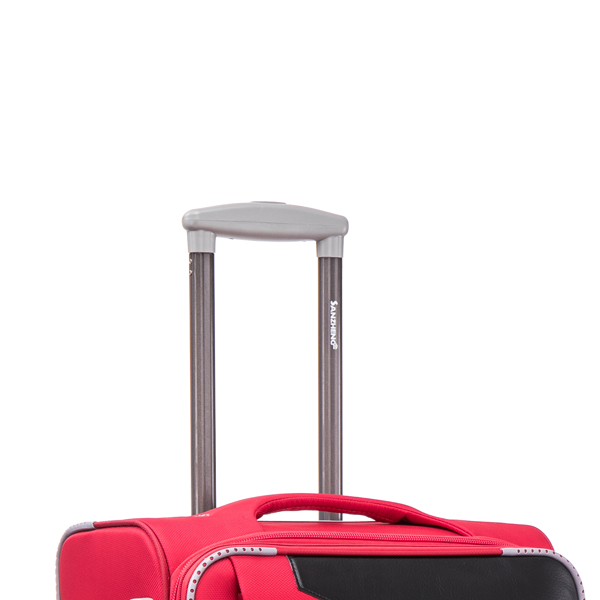 Softside Upright Luggage Set Expandable, Lightweight,4-Piece (20//24/28/32) ,Red