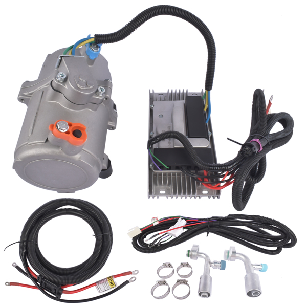 Universal DC 12V Electric Car Air Conditioner Compressor Kit A/C Control Panel