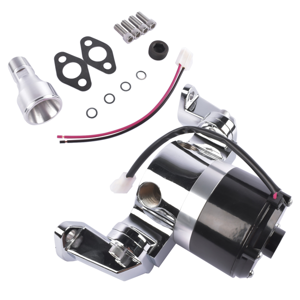 Chrome High Flow Electric Water Pump for SBC Small Block Chevy 283 327 350 400 V8 8010C