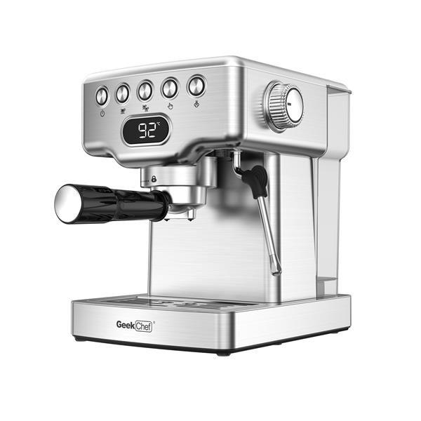 Espresso Machine,20 bar espresso machine with milk frother for latte,cappuccino,Machiato,for home espresso maker,1.8L Water Tank,Stainless Steel Complimentary ESE Filter Ban on Amazon, Temu