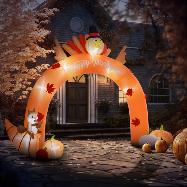 Christmas Inflatable Gingerbread House Archway 