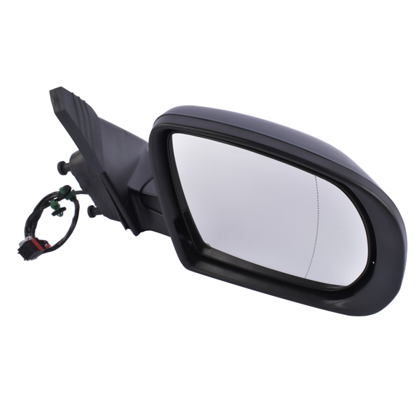 Passenger Right RH Side Black Power Heated Mirror for Jeep Compass MK/MP 17-22 1KPCH1214004 68365136AA 68368576AA 6LL30DX8AA CH1321498 CH1325175