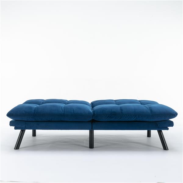 Navy Blue Convertible Folding Modern sofa Bed