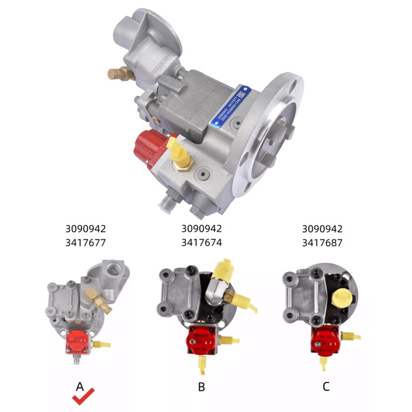 Fuel Pump with Base Filter for Cummins Diesel Engine N14 M11 QSM11 ISM11 3090942 3417677