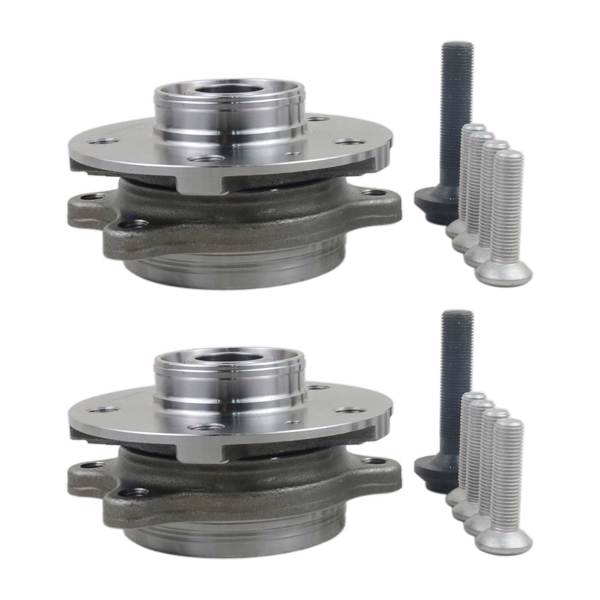 2x Front Wheel Hub+Bearing For Audi A4 A6 A8 Q5 S6 S7 B8 4G 2007-2018 4H0498625